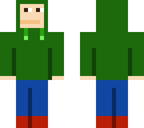 green clothed boy