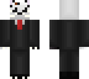 guinea pig (black and white gradient with suit)