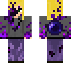 Half Enderman | Minecraft Skin