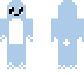 light blue panda