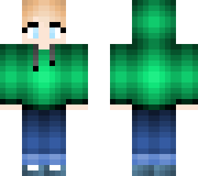linans with green hoodie