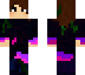 moss purple person