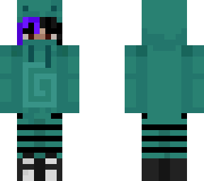 my skin but in karls frog hoodie