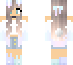 pastel bunny girl