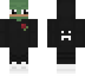 pepe with black hood!