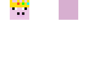 pig head with crown