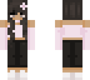 pink flower cute aesthetic girl