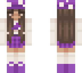 purple  mushroom girl