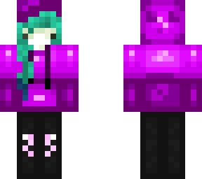 purple slime girl