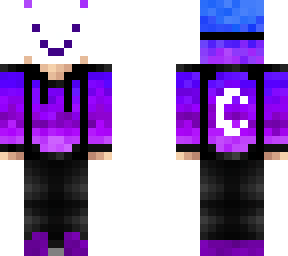 purple with mask