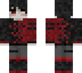 red and black horns