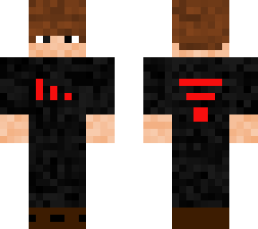 red black shirt