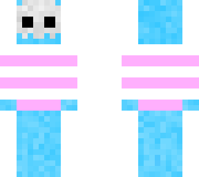 skull mask person(trans colors)