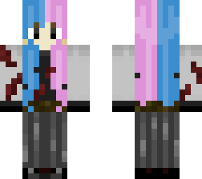 stella pog with bluer hair | Minecraft Skin