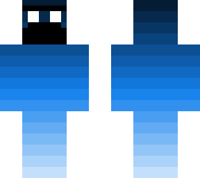 the blue man