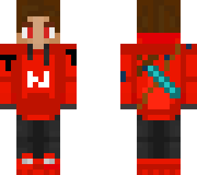 tnt red sweter skin