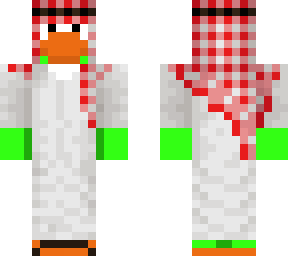 vibrant green penguin