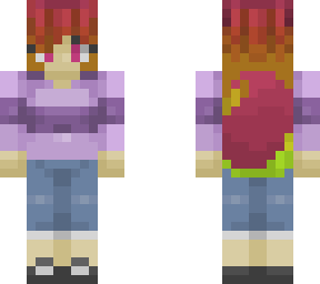 - ''rainbow hair wolf girl'' - old skin 2, pt2.