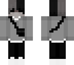 black and white