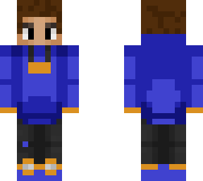 blue and orange
