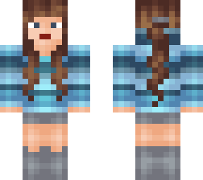 blue sweater girl