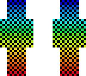 checkered rainbow