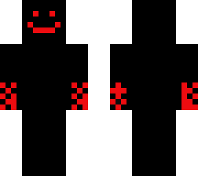 creepy face guy with bloody hands