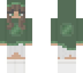 cute green girl