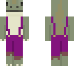 frog in green overalls