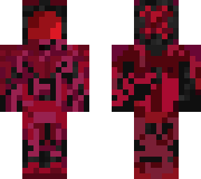 futuristic red soldier