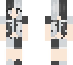 gray tones girl