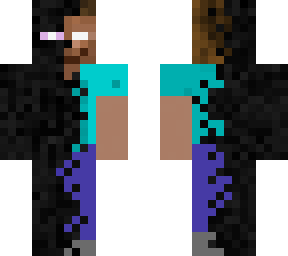 half herobrinhe half enderman