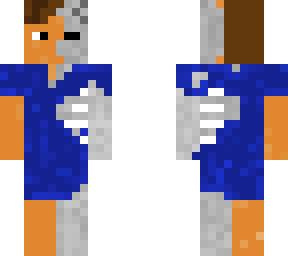 half human half skeleton