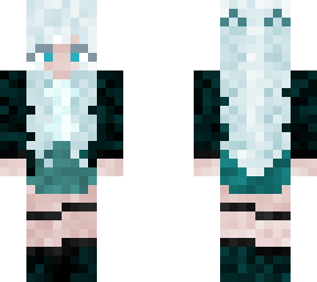 icy blue girl