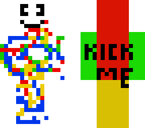 kick me skin