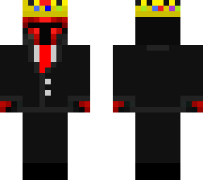 king in a suit