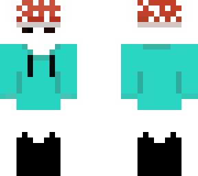 mooshroom with a hoodie :d