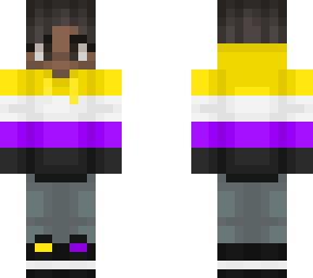 nonbinary flag skin