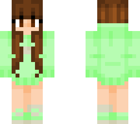 pastel lime hoodie girl
