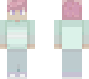 pink hair man