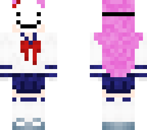 pink haired girl