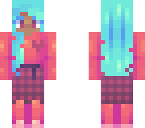 pink plaid