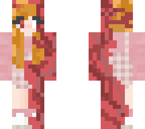 pink's partially corrupted skin