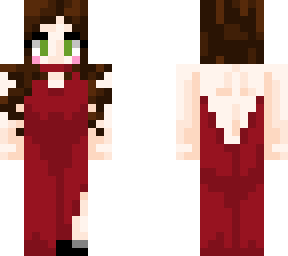 pretty red dress