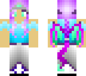 purple dragon girl