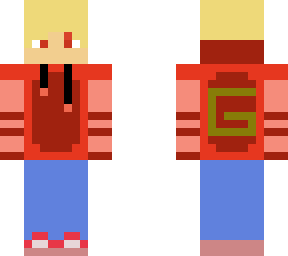 red  hoodie gamer boy 2021
