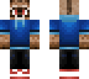 red and blue raccoon