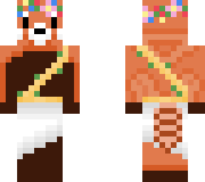 red panda in a toga