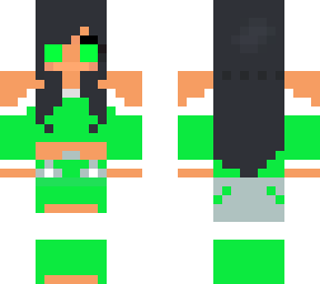 ultimate villain aphmau but green