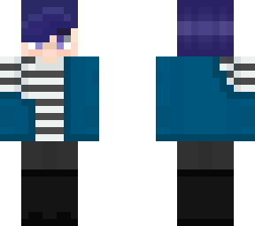 basic blue haired male